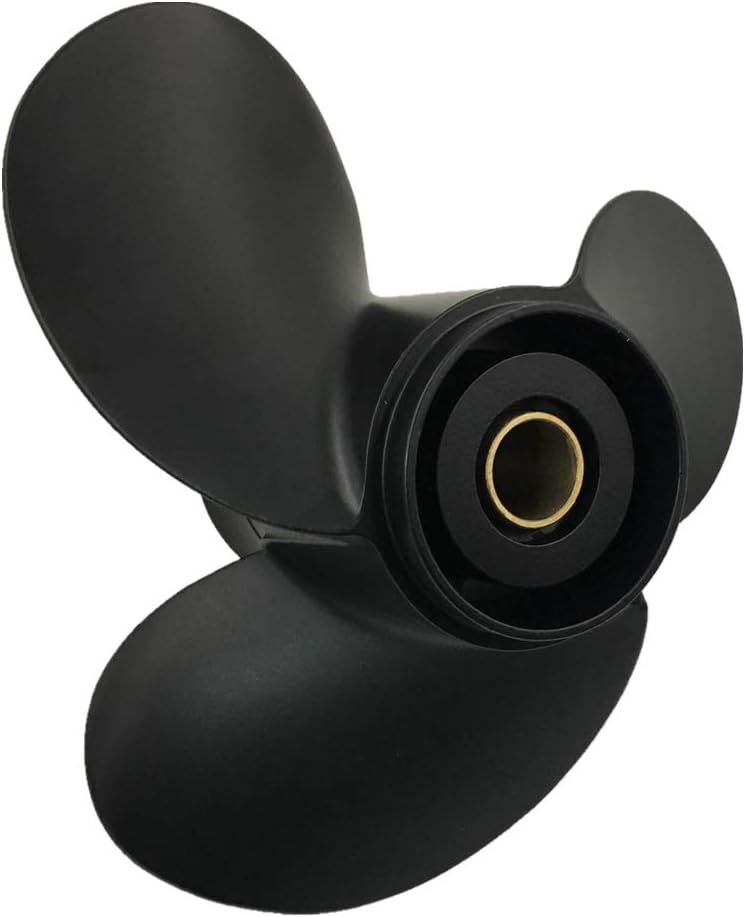 CAPTAIN Aluminum Outboard Propeller Fit Mercury Engines 9.9-25HP 10 Tooth Spline